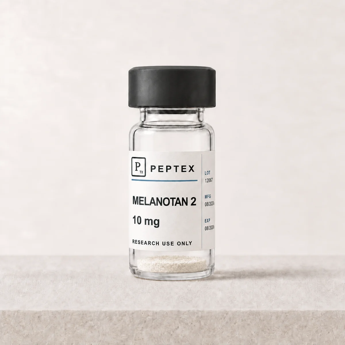 Melanotan 2 10 mg – frontale productfoto